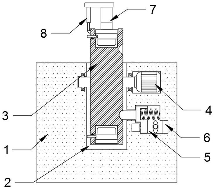 Automatic rubber head replacing mechanism of pad printing machine