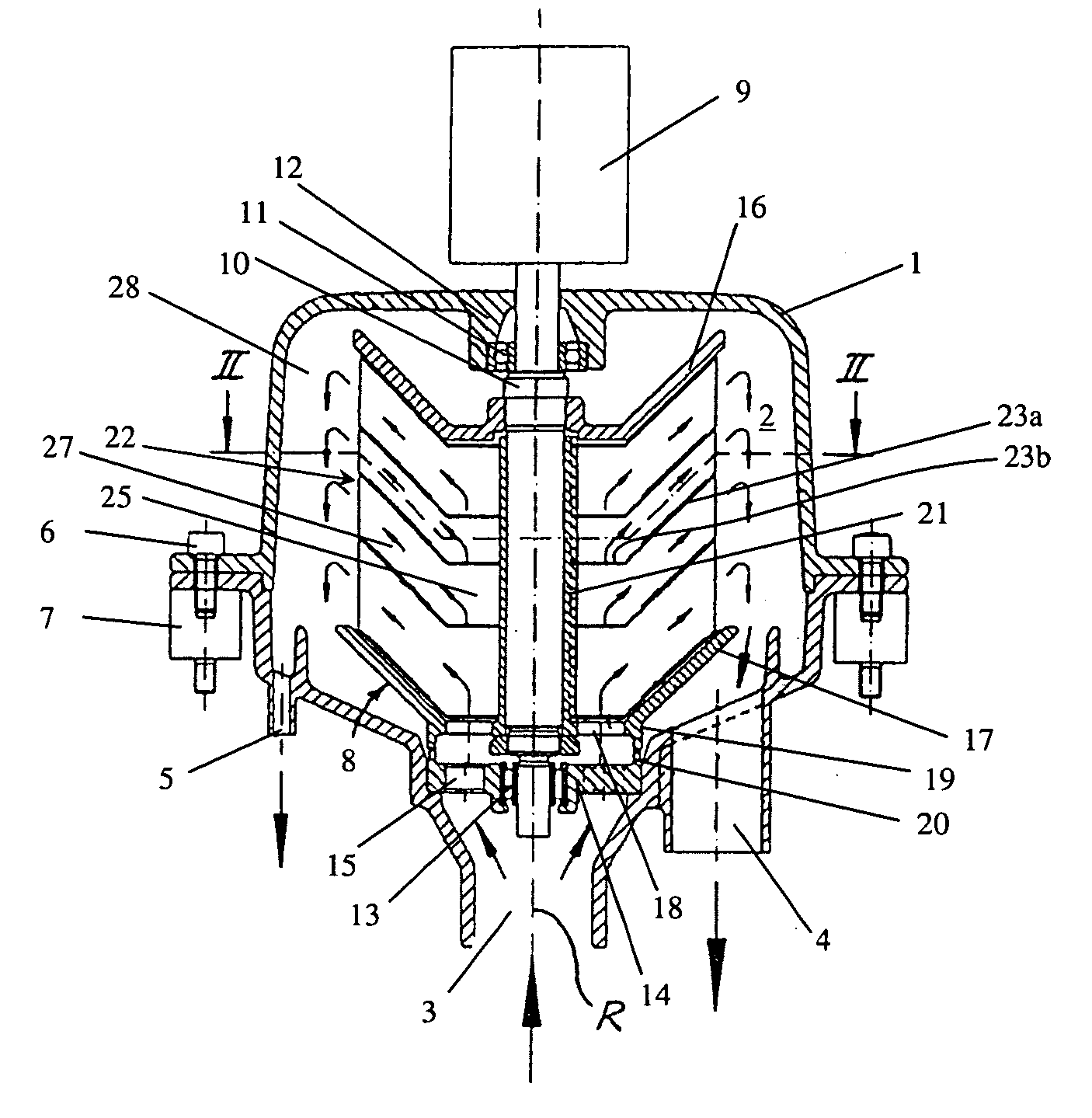 Centrifugal separator