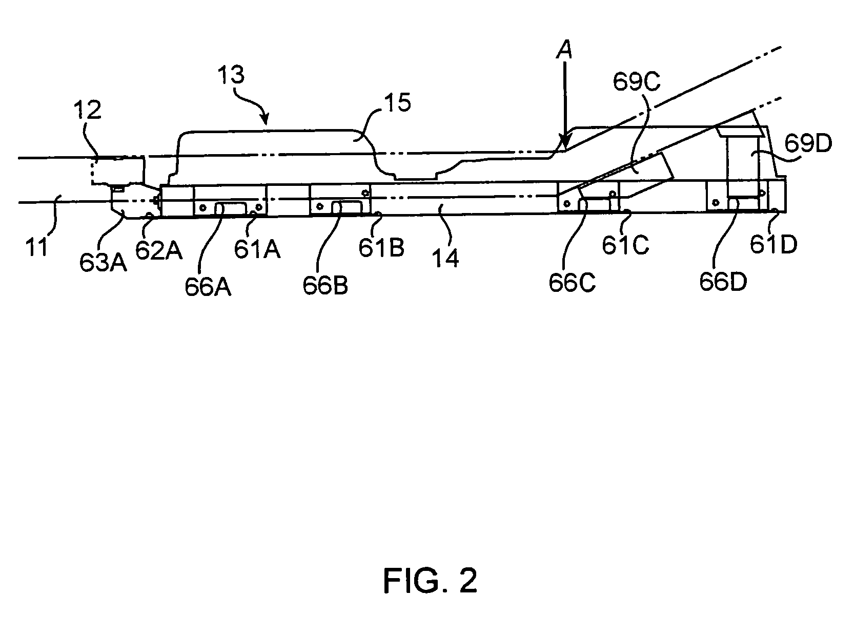 Structure for mounting batteries onto electric vehicles