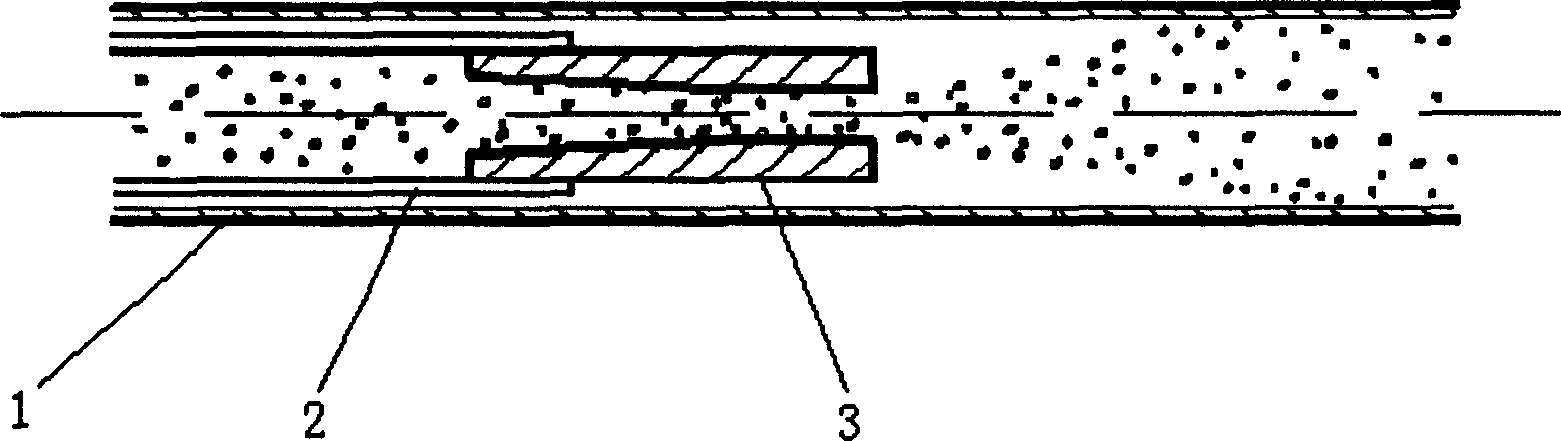 Method for painting fluoro resin inside slender metal tube