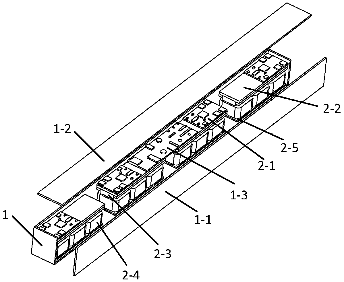 Modular translational electric door driving device based on linear motor and driving control method thereof