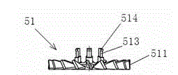 Screw type degassing sewage disposal device