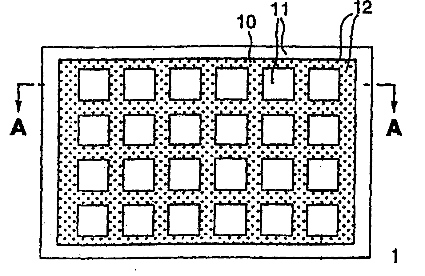 Picture composition method, device, template and method for making same