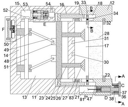 Gas tightness detection and replacement device for glass curtain wall