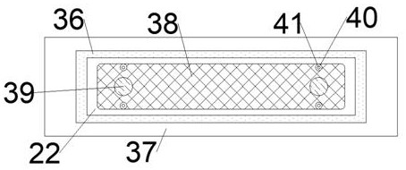 Gas tightness detection and replacement device for glass curtain wall