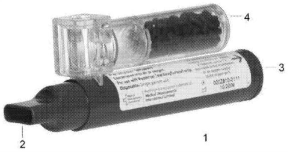 Aromatized methoxyflurane inhalation device for treating traumatic pain in emergency treatment
