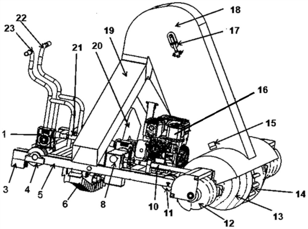 Efficient line sand cleaning machine