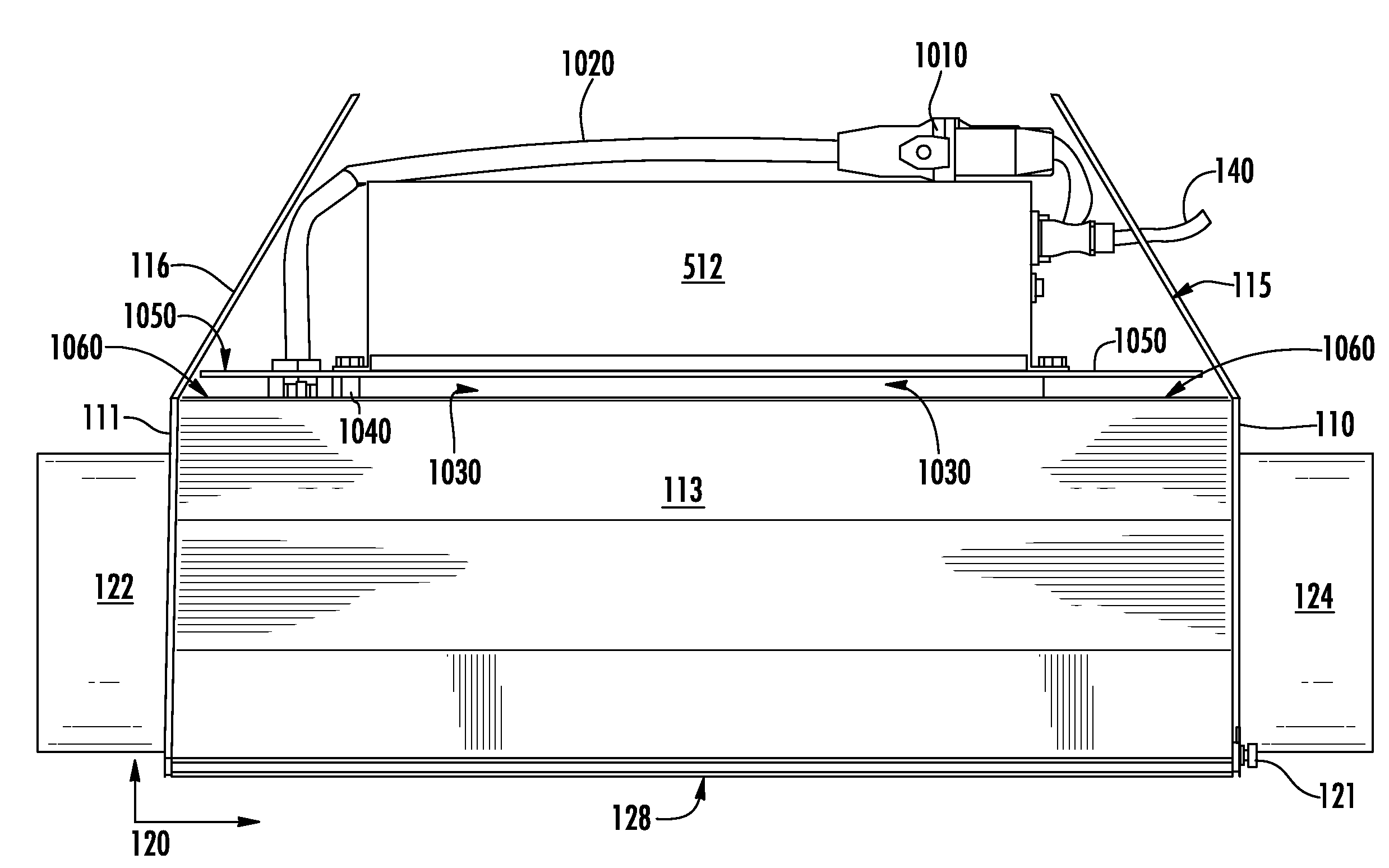 Horticulture light fixture having integrated lamp and ballast