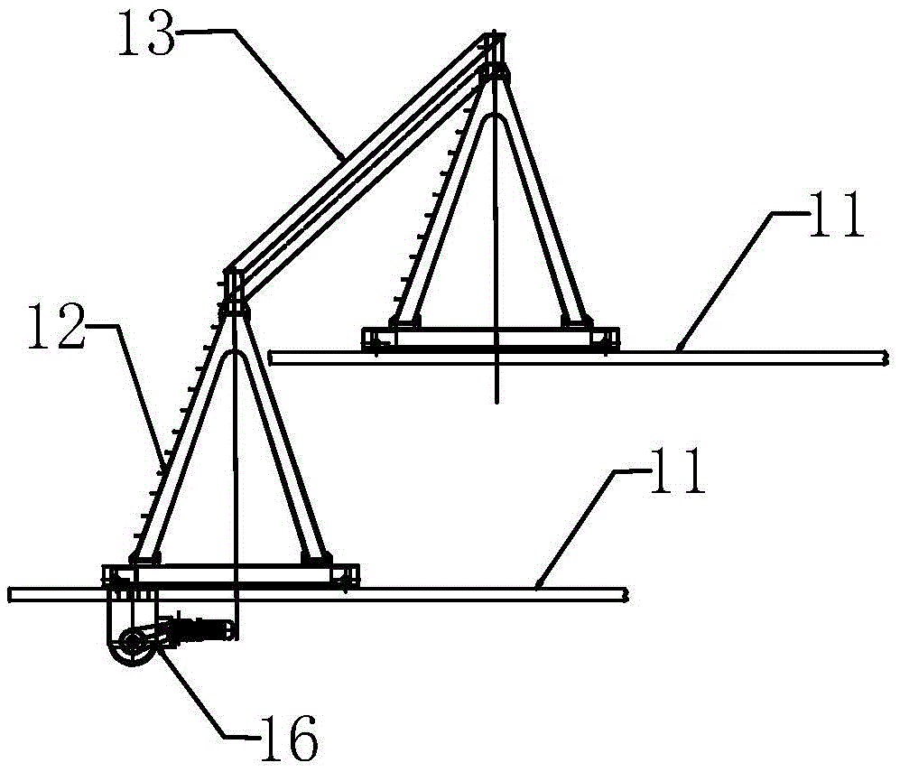 Mobile artificial rainfall simulation device