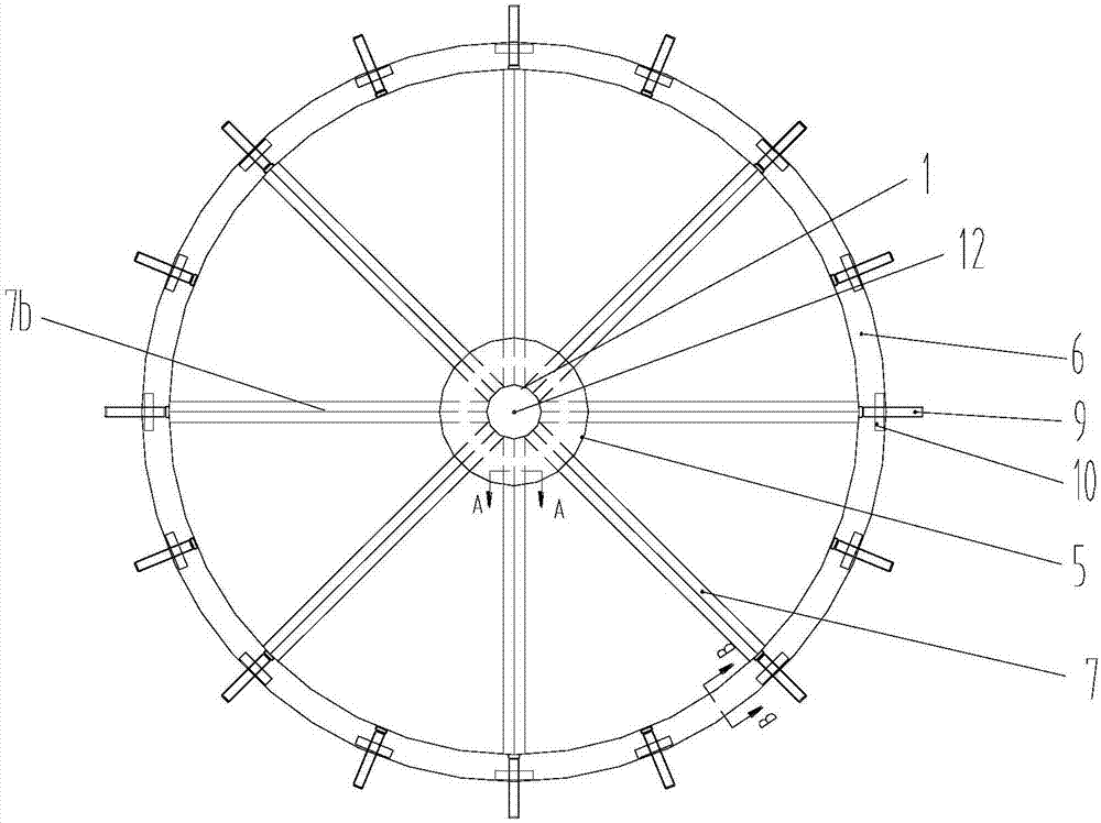 Correcting tool of shield tunneling machine shell and method for correcting shield tunneling machine shell