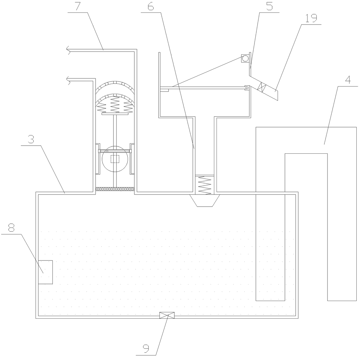 Convenient-to-ventilate intelligent communication base station with favorable damp-proof and dust-proof effects