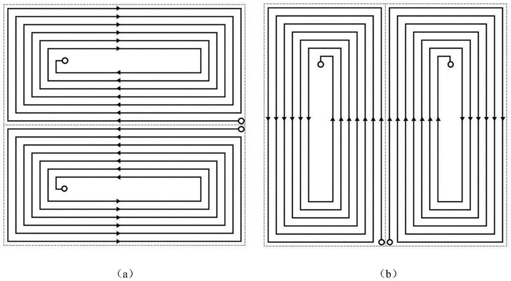 Structure surface crack monitoring method based on a rotating electromagnetic field