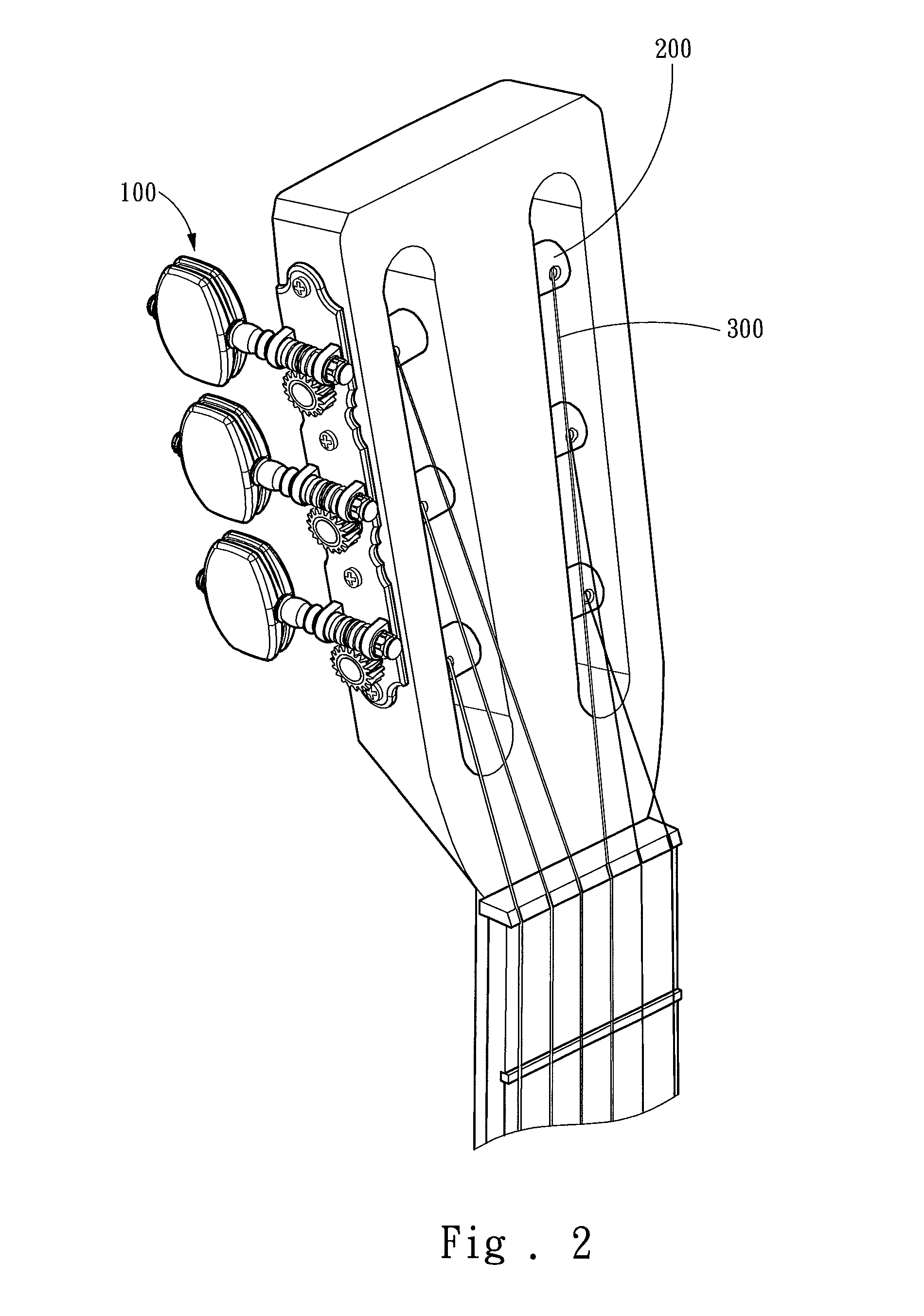 Turning peg structure equipped with changeable panel