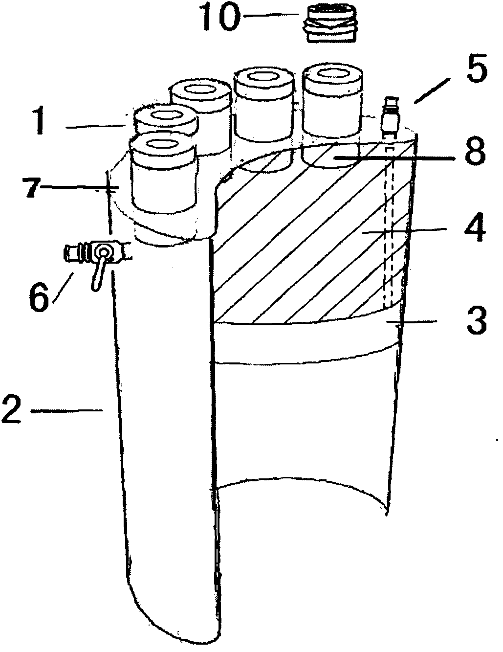 Semicircular working sleeve for single-hole laparoscope