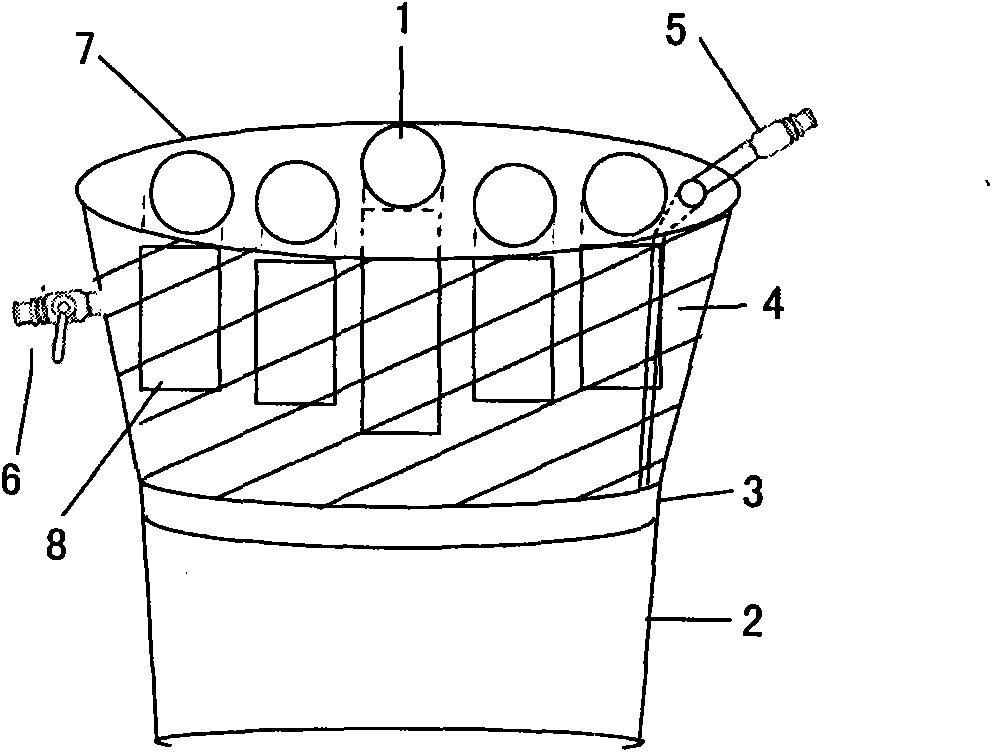 Semicircular working sleeve for single-hole laparoscope