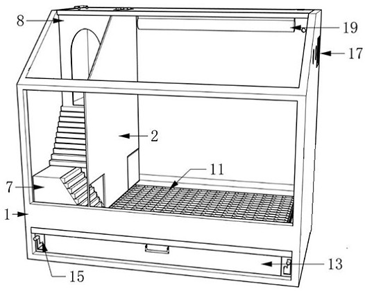 A kind of mouse scientific research breeding cage