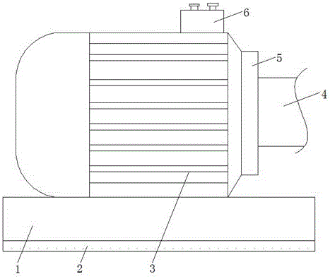 Energy-saving motor with anti-abrasion function