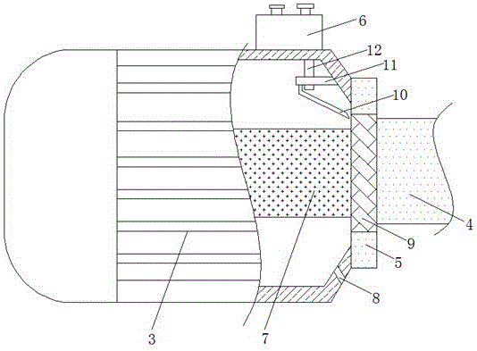 Energy-saving motor with anti-abrasion function