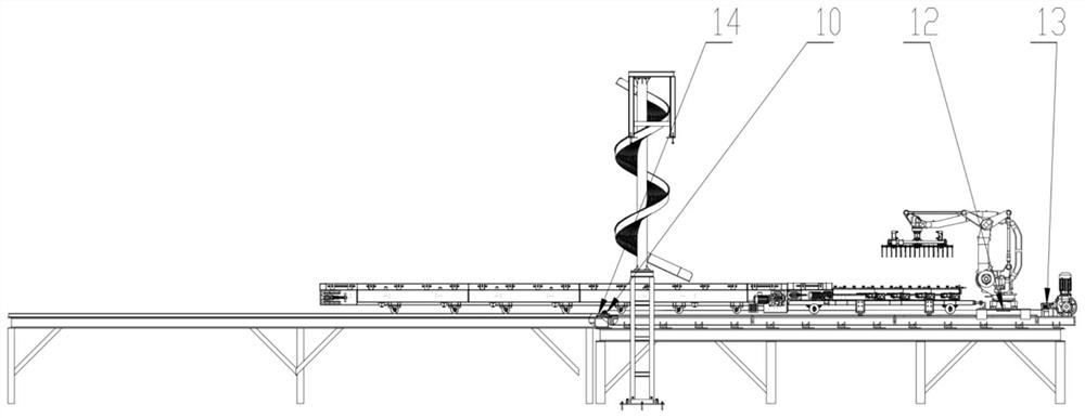 Material stacking system and control method thereof