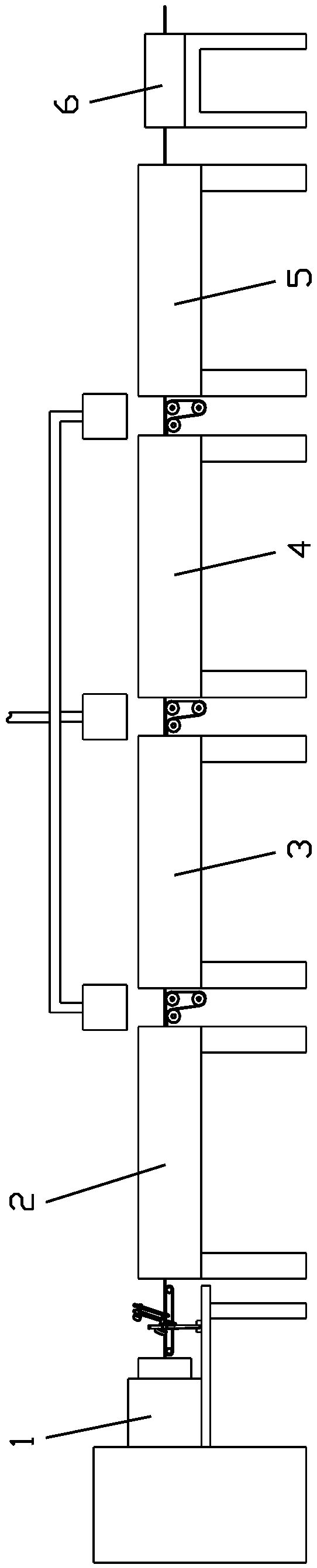 Window glass sealing rubber strip production line