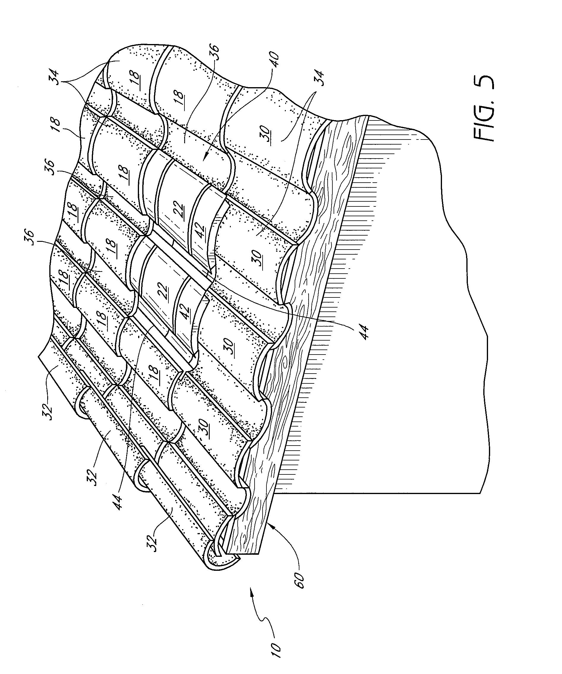 Form-fitting solar panel for roofs and roof vents