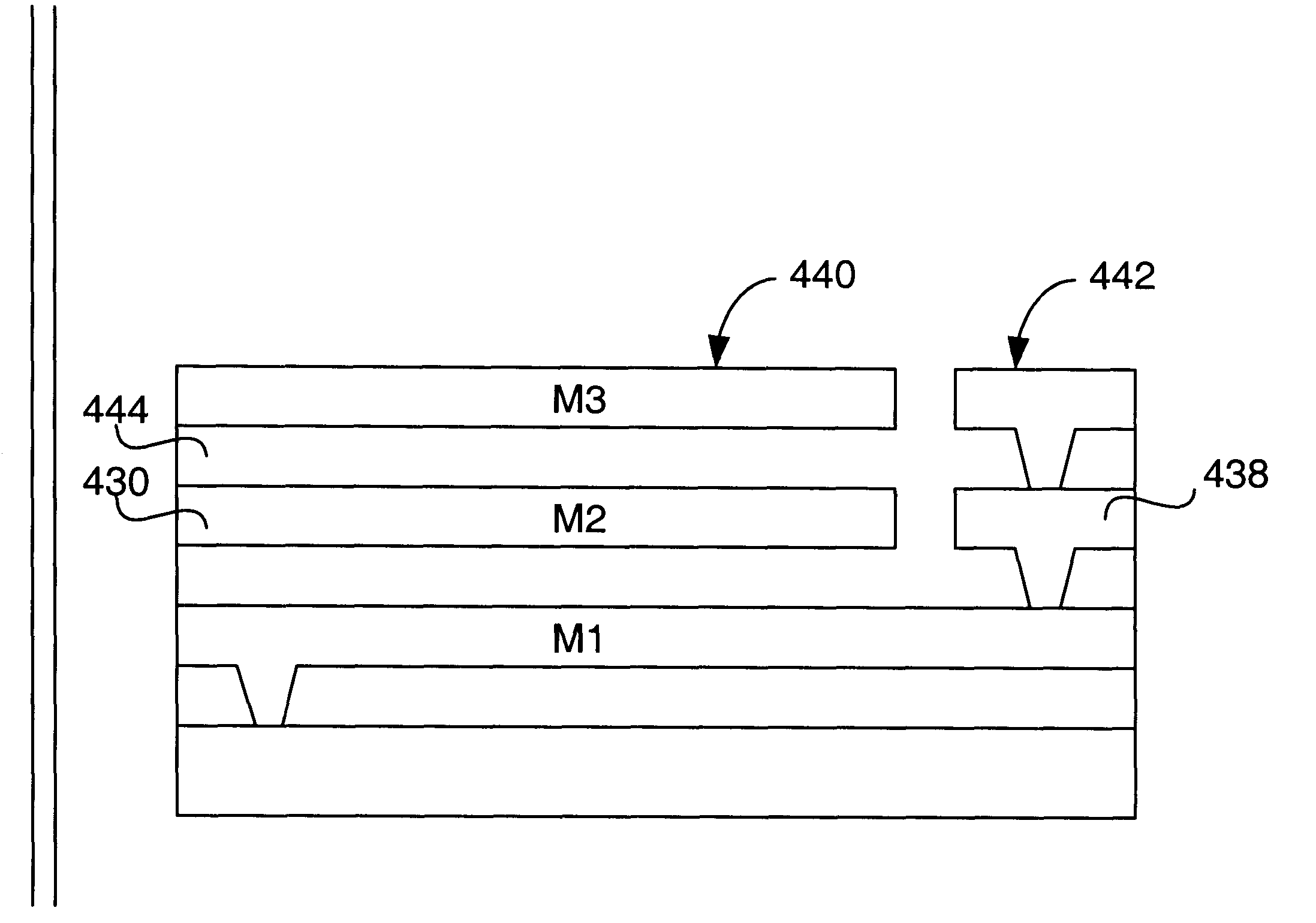 Inspectable buried test structures and methods for inspecting the same