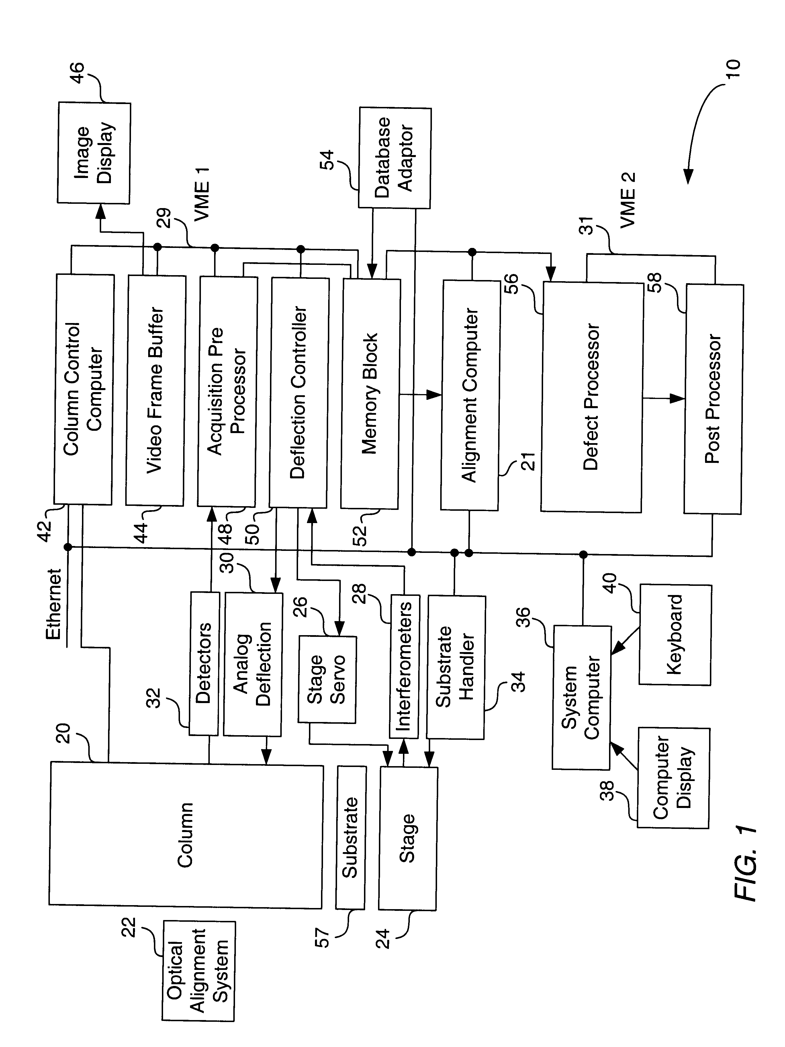 Inspectable buried test structures and methods for inspecting the same