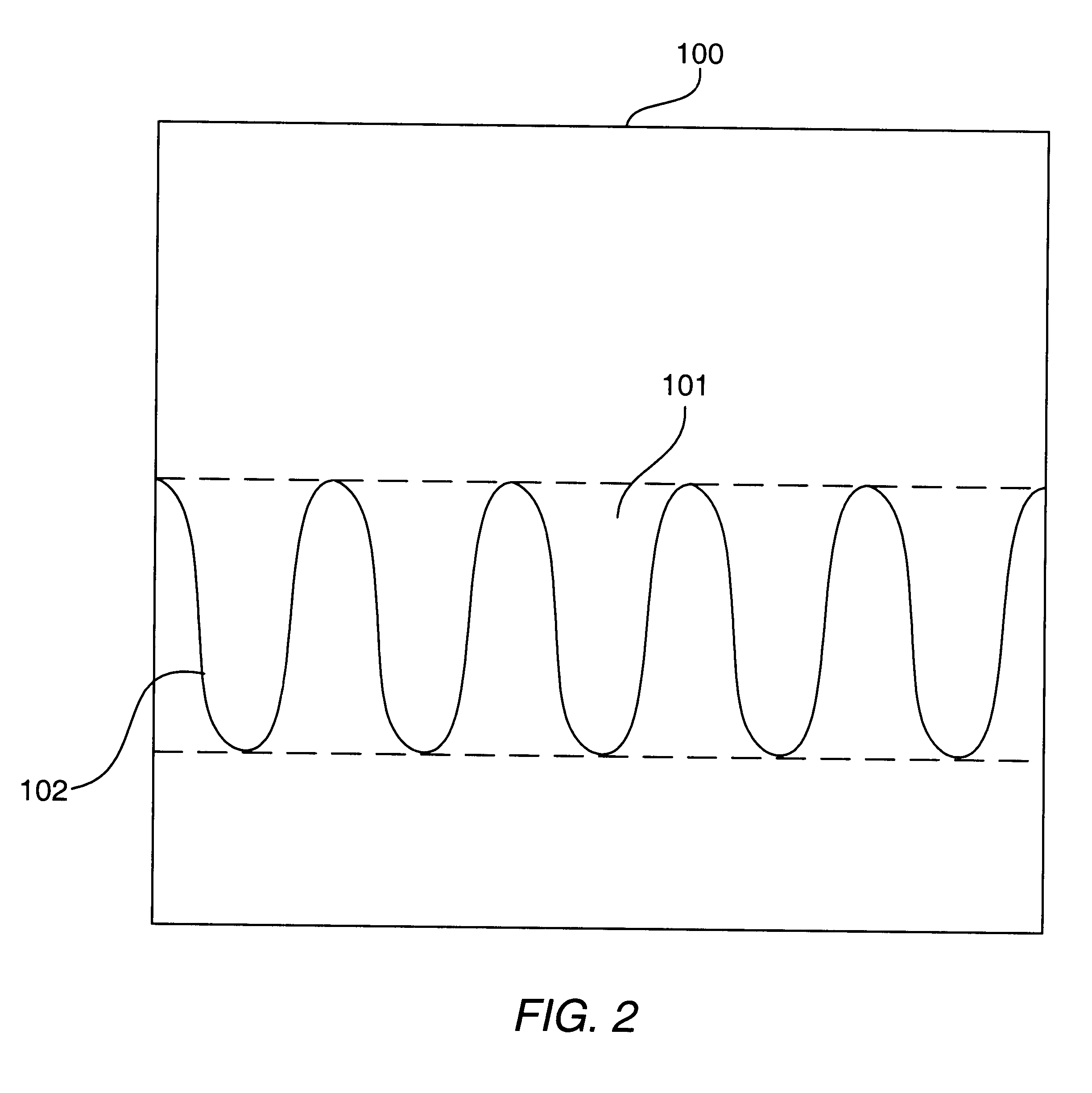 Inspectable buried test structures and methods for inspecting the same