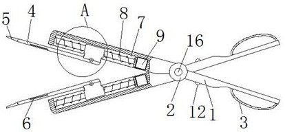 Gynecological clinical vaginal secretion sampling device