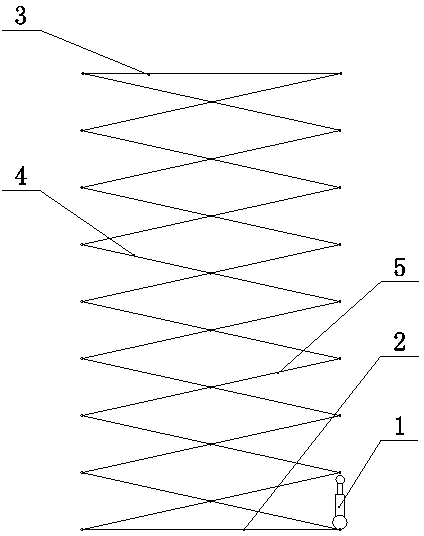 Parallelogram mechanism capable of realizing small stroke and long movement distance through oil cylinder