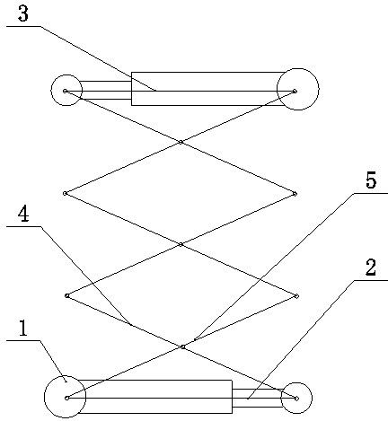 Parallelogram mechanism capable of realizing small stroke and long movement distance through oil cylinder