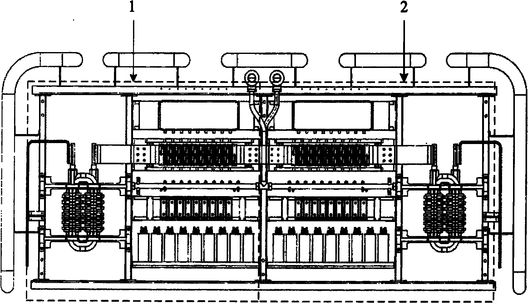 Thyristor converter valve module for HVDC (High Voltage Direct Current) transmission