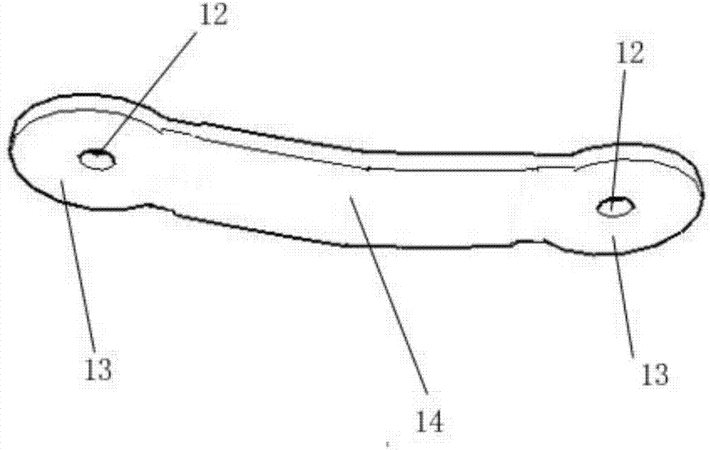 A tension bend steel plate used for patella fracture