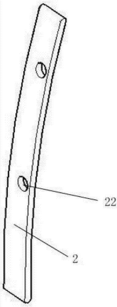 A tension bend steel plate used for patella fracture