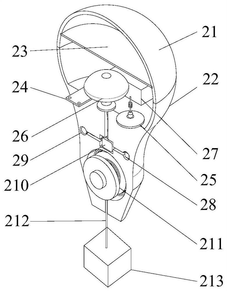 Reservoir landslide array type underwater deformation monitoring device and monitoring method