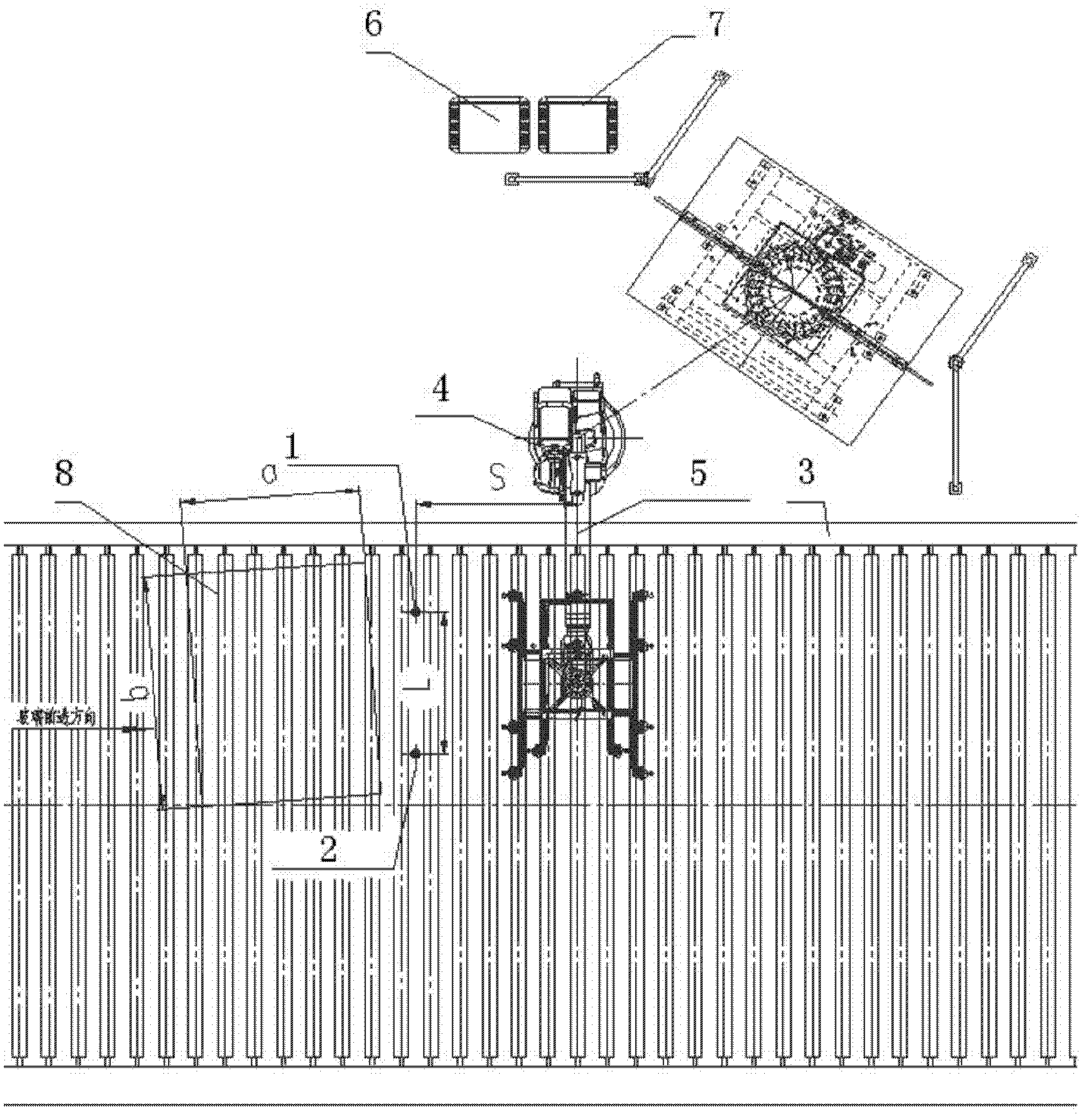 Method for correcting position during the glass grabbing process of manipulator of manipulator glass stacking system