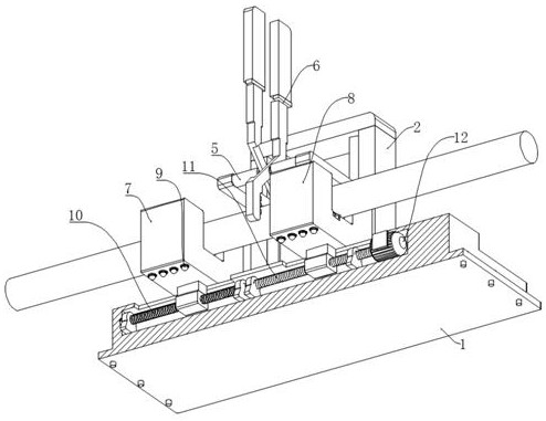 A wire and cable stripping device capable of fast clamping and fixing