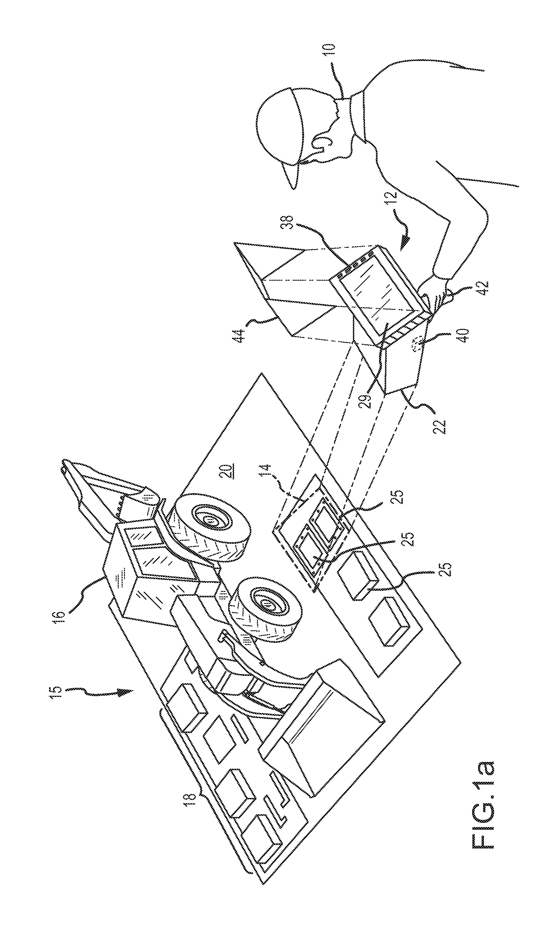 Augmented reality (AR) system and method for tracking parts and visually cueing a user to identify and locate parts in a scene