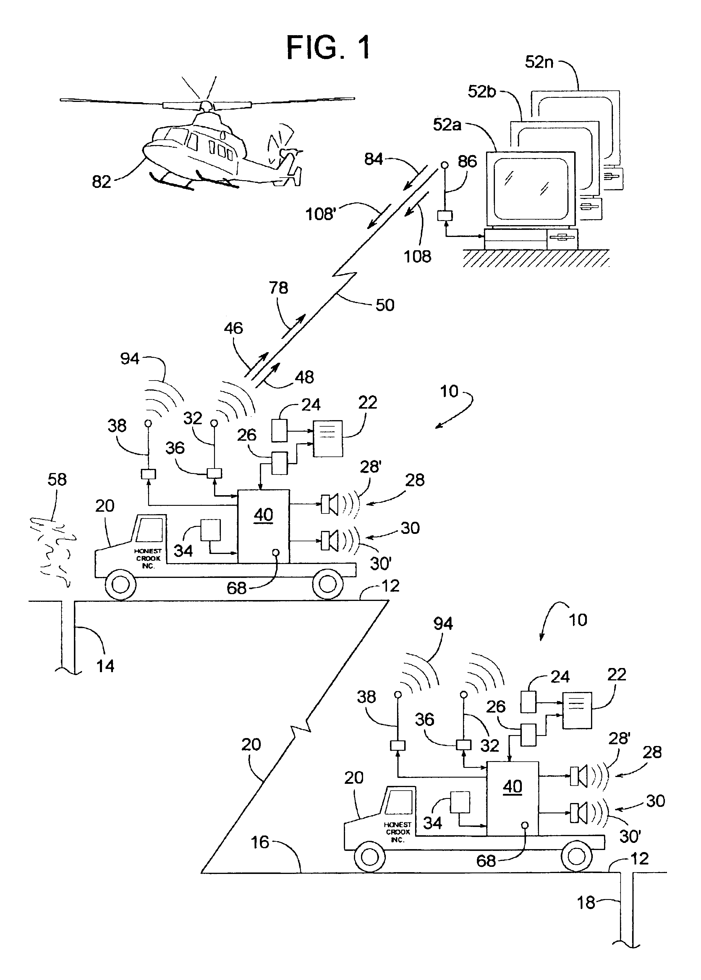 Mobile system for responding to hydrogen sulfide gas at a plurality of remote well sites