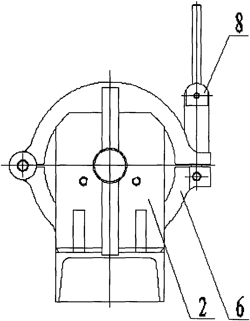 A disassembly tool for hydraulic oil tank in manual opening mechanism of aircraft canopy