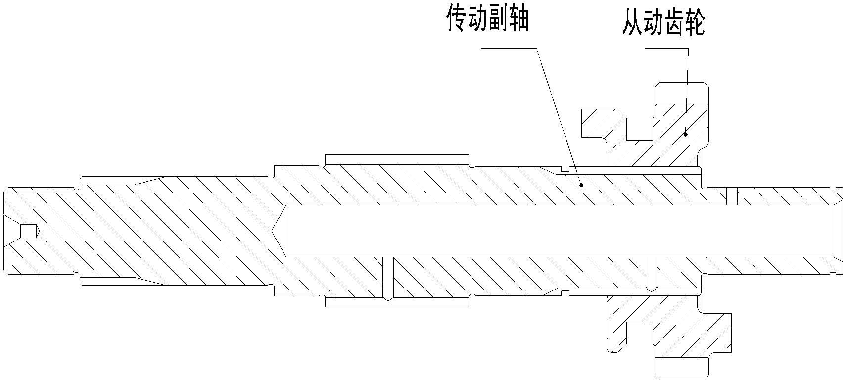 Driven gear device for motorcycle engine