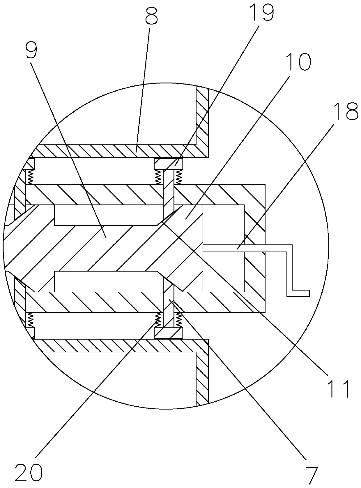 A wire take-up device capable of protecting electric wires