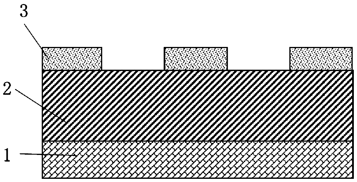 Nitriding horizontal heterogeneous p-n junction structure device and preparation method thereof