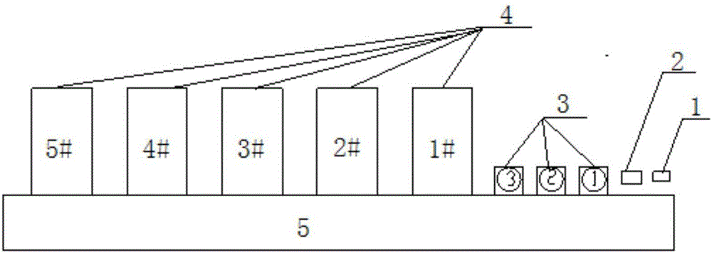 Flexible production line for axle box body machining and machining method