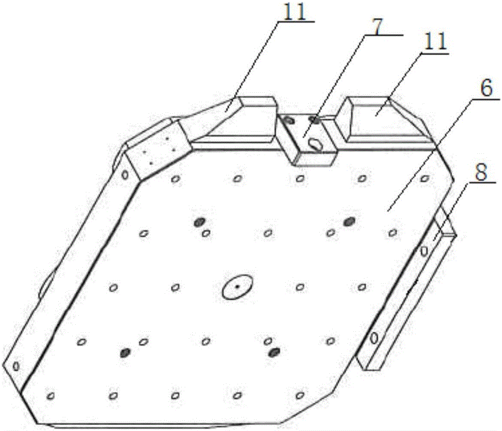 Flexible production line for axle box body machining and machining method