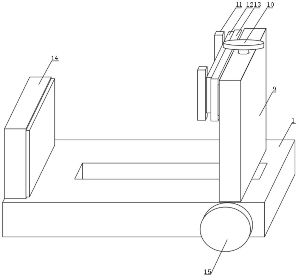 Clamping device convenient to adjust and used for machining parts of engineering machinery and adjusting method of clamping device