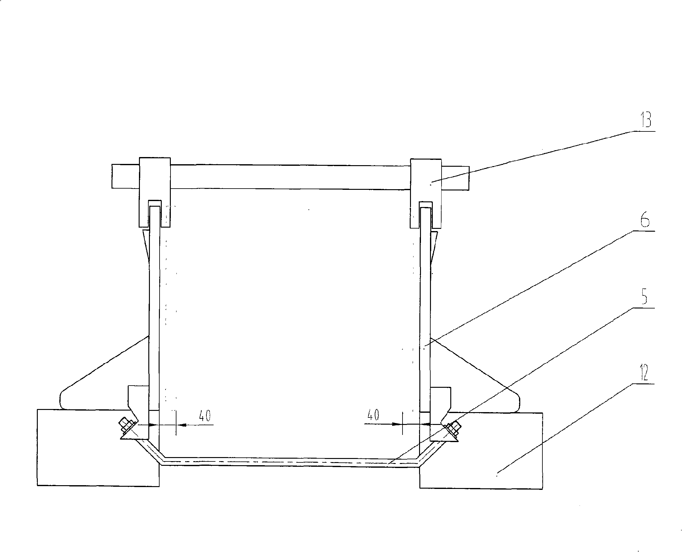 Method for preventing rebound of coil when iron core sheet inserting