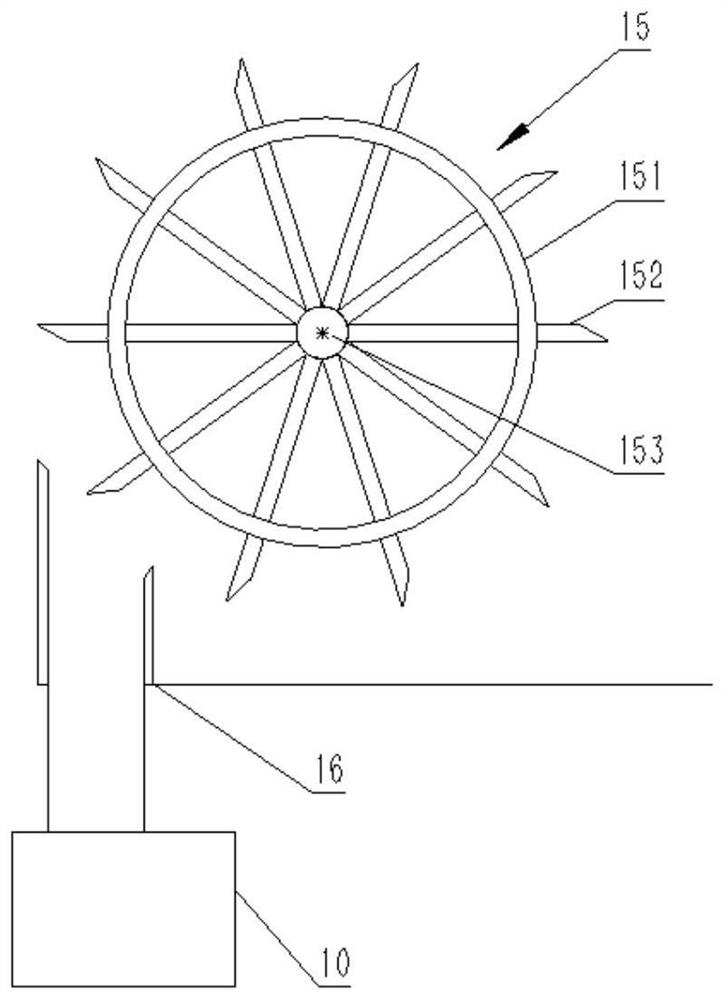 A water and fertilizer fermentation device