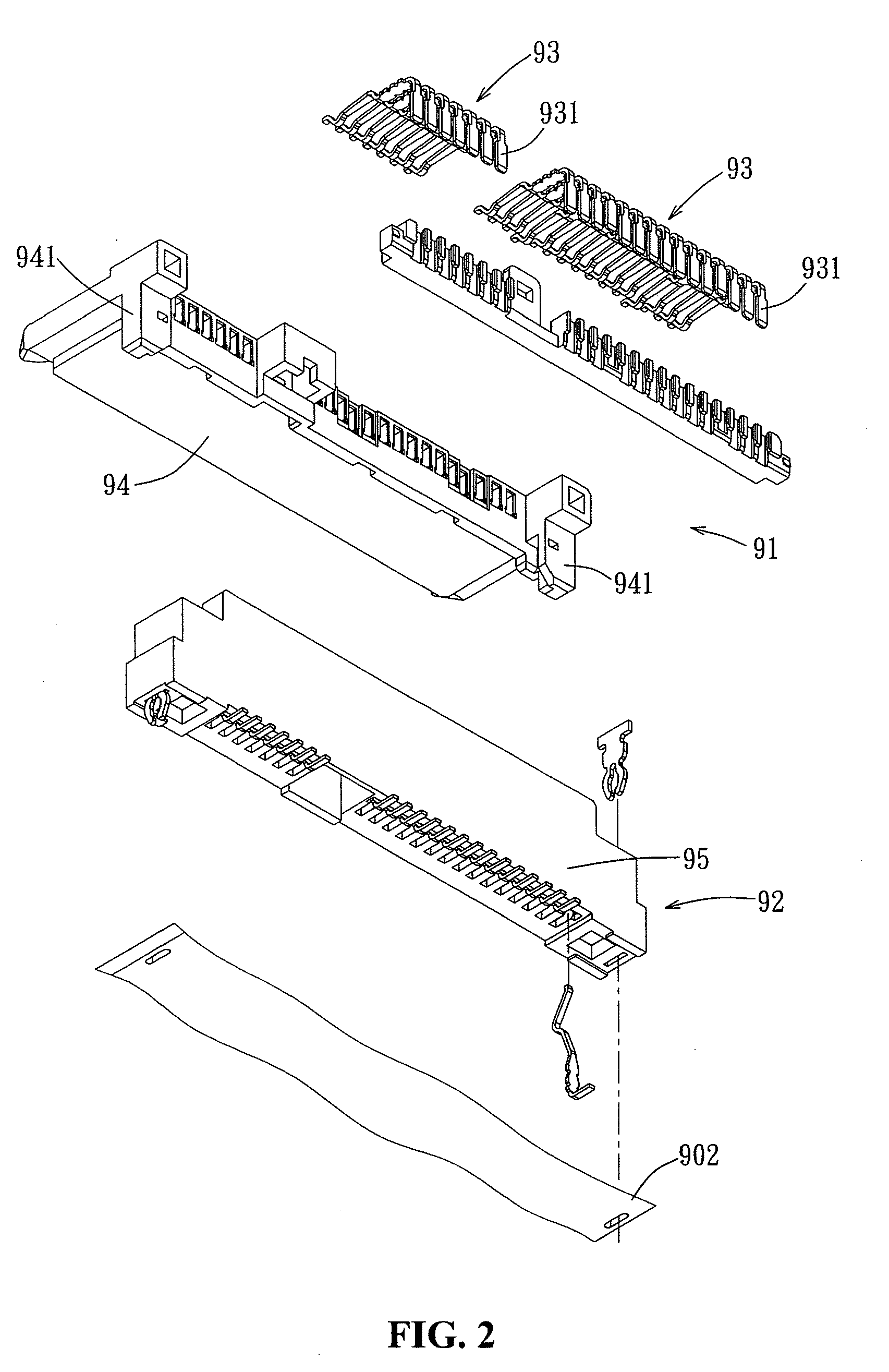 Modular slim connector