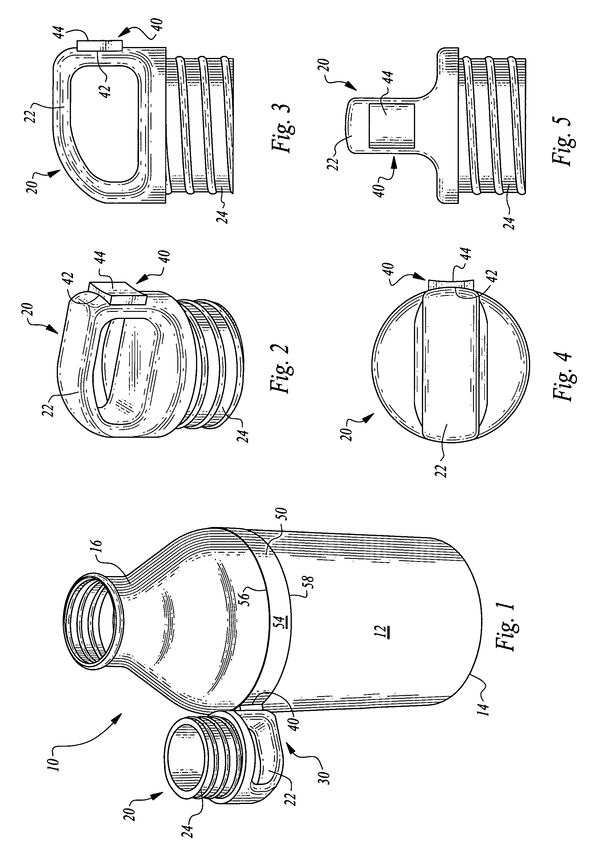 Lid retainer for drinking bottle